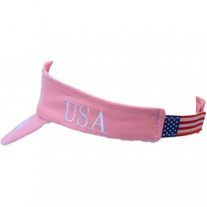 Visors MAGA Keep America Great Donald Trump 2020 Premium Visor New Re-Election Slogan - Pink - CQ18RLSXKGY $25.86