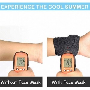 Balaclavas Face Mask with Ear Hangers- Cooling Neck Gaiter- Scarf- Bandana- Summer Balaclava for Dust Wind UV Protection - CE...