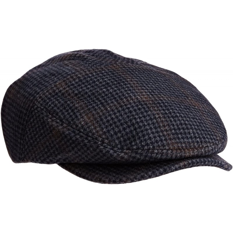 Newsboy Caps Smit Flat Cap - Navy - CS187CM02I0 $45.55