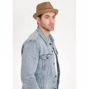 Fedoras Depp Fedora Hat - Brown - CJ114O8OYXF $28.17