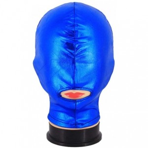 Balaclavas Metallic Cycling Face Neck Mask Hat Ultra Balaclava Hood - Blue-cover Eyes - CW18X9T82ID $10.76
