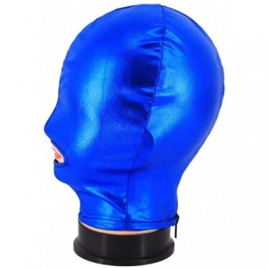 Balaclavas Metallic Cycling Face Neck Mask Hat Ultra Balaclava Hood - Blue-cover Eyes - CW18X9T82ID $10.76