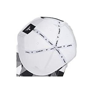 Baseball Caps Snapback Hat Panda Bear Paper Fold Patch Geometry Pattern Flat Brim Cotton Baseball Cap TR2935 - White - CX180W...