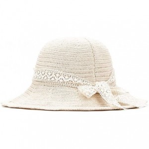 Sun Hats Sun Hat for Women Girls Large Wide Brim Straw Hats UV Protection Beach Packable Straw Caps - Light Pink(s2) - CV18TU...