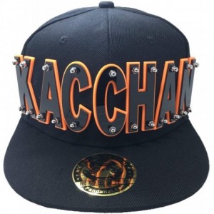 Baseball Caps KACCHAN HAT in Black - Black - C018H6LORN2 $26.57