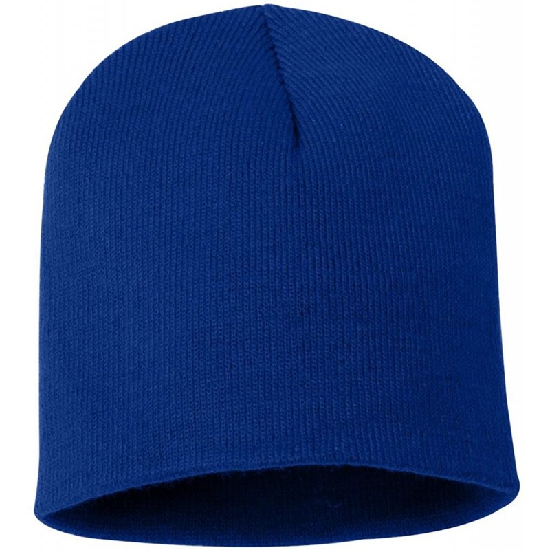 Skullies & Beanies Unisex USA Made 8.5 Inch Knit Beanie - Royal Blue - CC11GL2W4I9 $9.27