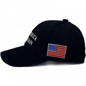 Skullies & Beanies Donald Trump 2020 Keep America Great Cap Adjustable Baseball Hat with USA Flag [2/3 Pack] - CA18SHLLOWM $9.95