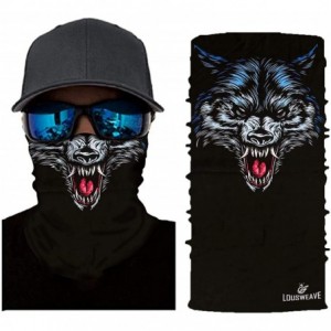 Balaclavas Dust Rave Bandana Face Mask-Multifunctional Headwear Magic Neck Scarf-Seamless Balaclava Bandana Tube Mask - Wolf ...