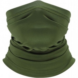 Balaclavas Summer Neck Gaiter Face Scarf/Neck Cover/for Sun Protection Headwear Hear Warp - Army Green - CZ197YE6DK3 $9.09