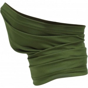 Balaclavas Summer Neck Gaiter Face Scarf/Neck Cover/for Sun Protection Headwear Hear Warp - Army Green - CZ197YE6DK3 $9.09