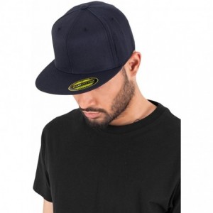 Baseball Caps Men's Premium 210 Fitted Cap - Dark Navy Blue - CW11IMXRGM9 $18.70