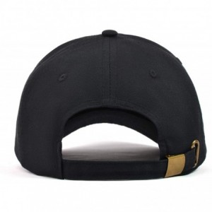 Baseball Caps Embroidered Dad Hat Unstructured Women Men Baseball Caps (Black) - C918XA9X6AR $11.12