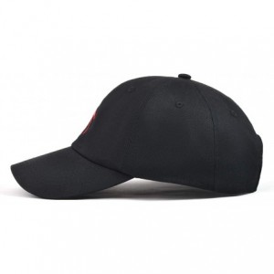 Baseball Caps Embroidered Dad Hat Unstructured Women Men Baseball Caps (Black) - C918XA9X6AR $11.12