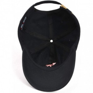 Baseball Caps Embroidered Dad Hat Unstructured Women Men Baseball Caps (Black) - C918XA9X6AR $11.12