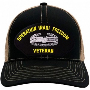 Baseball Caps Combat Action Badge - Iraqi Freedom Veteran Hat/Ballcap Adjustable One Size Fits Most - CA18K2WX0NQ $44.69