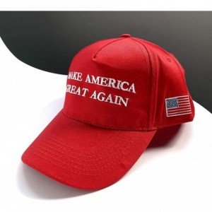 Baseball Caps 2 Packs Make America Great Again Hat Donald Trump Slogan MAGA with USA Flag Cap Adjustable Baseball Hat - CN18R...