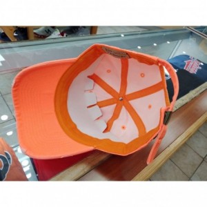 Baseball Caps Adjustable Vintage Cap Dominican Republic RD and Shield - Vintage Neon Orange/Full Color - C618WXLY32I $23.07