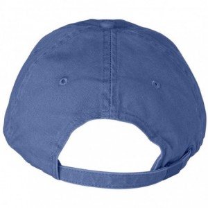 Baseball Caps Solid Low-Profile Pigment-Dyed Cap (145) - Deck Blue - CM1123PKON5 $8.38