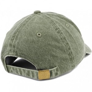 Baseball Caps Blondie Embroidered Washed Cotton Adjustable Cap - Olive - CY185LUG03H $18.60