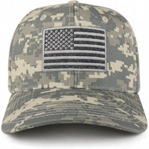 Baseball Caps American Flag Embroidered Camo Tactical Operator Structured Cotton Cap - Acu - C7183KIM97D $13.81