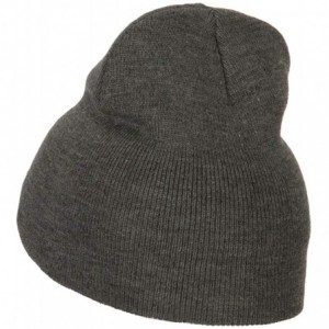 Skullies & Beanies German Shepard Dog Embroidered Knitted Short Beanie - Dk Grey - CS18KH8IETQ $23.97