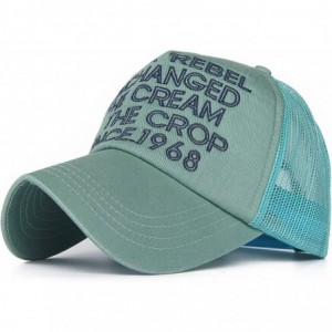 Baseball Caps Mesh Back Baseball Cap Trucker Hat 3D Embroidered Patch - Color3-2 - CY17X69E2GY $28.33