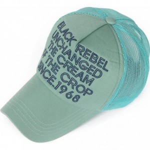 Baseball Caps Mesh Back Baseball Cap Trucker Hat 3D Embroidered Patch - Color3-2 - CY17X69E2GY $12.64