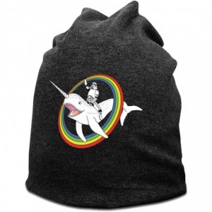 Sun Hats I Run Hoes for Money Women's Beanies Hats Ski Caps - The Rainbow Narwhale Knight /Deep Heather - CD194QXQTO4 $35.24