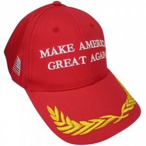 Baseball Caps Donald Trump Cap Make America Great Again USA Baseball Hat - Red Olive Branch - CL18E058L3T $10.14