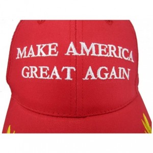 Baseball Caps Donald Trump Cap Make America Great Again USA Baseball Hat - Red Olive Branch - CL18E058L3T $10.14