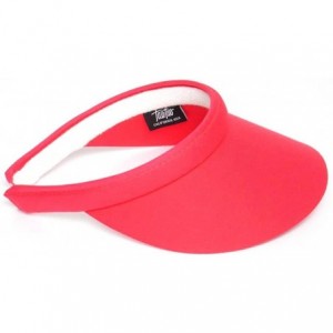 Visors Women's Mid Size Clip On Brim Visor - Raspberry - C911I34Z9AR $22.80