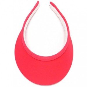 Visors Women's Mid Size Clip On Brim Visor - Raspberry - C911I34Z9AR $22.80