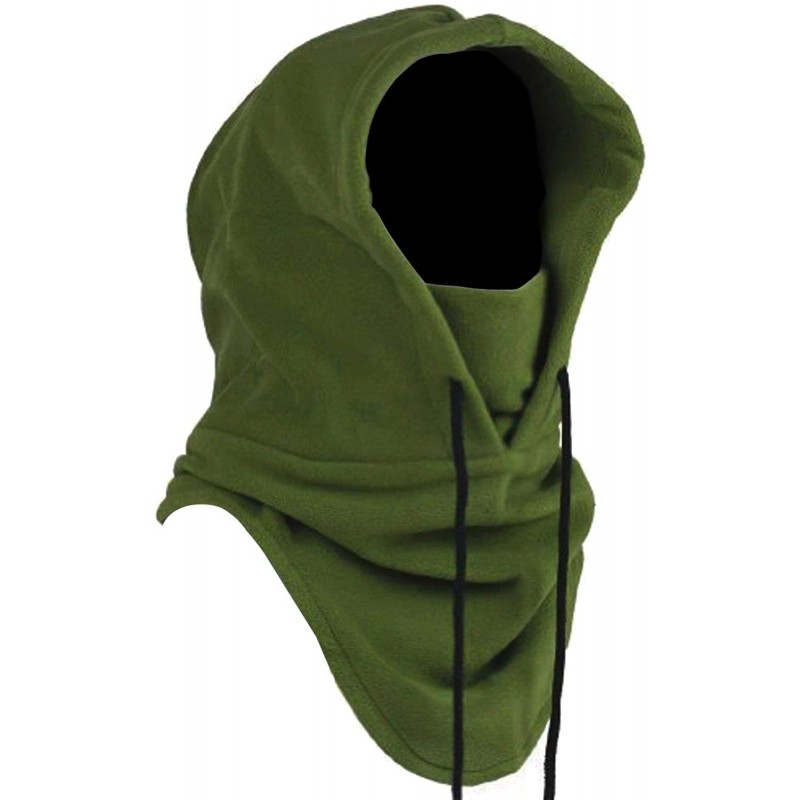 Balaclavas Tactical Heavyweight Balaclava Outdoor Sports Mask - Army Green - CR11QXPR2DB $12.27