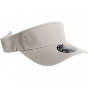 Visors 12 Pack Plain Visor Hats Adjustable Back Strap Tennis Golf Sun Hat - Gray - CY186ENA59C $53.01