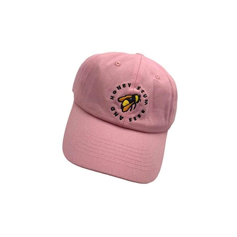 Baseball Caps Golf Wang Baseball Cap Bee Dad hat Embroidery Baseball Cap Cotton Dad Hat Unisex - Pimk-1 - CU18NOXLHSN $9.70