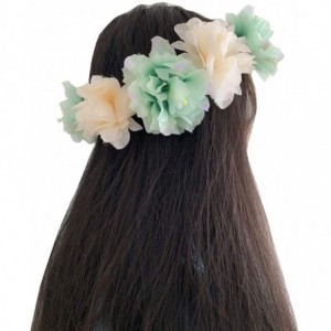 Headbands Flower Crown Floral Hair Wreath Wedding Headband Festival Garland - 4-Green - CD18S44342I $9.77