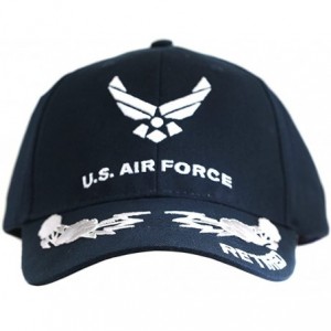 Baseball Caps US Air Force Retired Cap with Scrambled Eggs Military Collectible Hats Men Women - CJ1174JSUIL $24.06