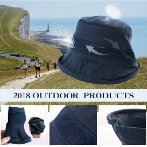 Bucket Hats Fishing Bucket Hat for Men Women Foldable UPF50+ Chin Strap - 99749_yellow - CB18RYS2N0Y $12.36