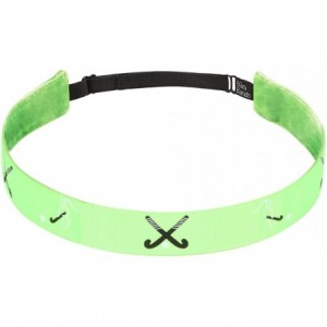 Headbands Non Slip Headbands for Girls - BaniBands Sports Headband - No Slip Band Design - Field Hockey-lime - CG17Y008R97 $9.97