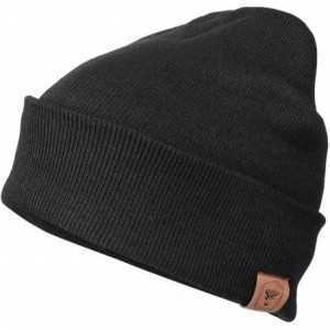 Skullies & Beanies Winter Daily Beanie Stocking Hat - Warm Polar Fleece Skull Cap for Men and Women Purple/Gray/Black - CI18I...