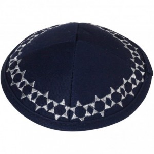 Skullies & Beanies Kippah Beautifully Breathable Celebrating - Blue Star of David - CV18OXLTSZ6 $10.27