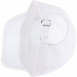 Baseball Caps Empty Plain Ball Cap Cute Short Bill Design Cotton Baseball Hat Truckers - White - CA18ERNYL4E $19.53