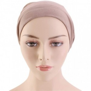 Skullies & Beanies Satin Silk Lined Sleep Cap Beanie Premium Cotton Chemo Caps Lightweight- Cozy Girl Slap Headwear Gifts - K...