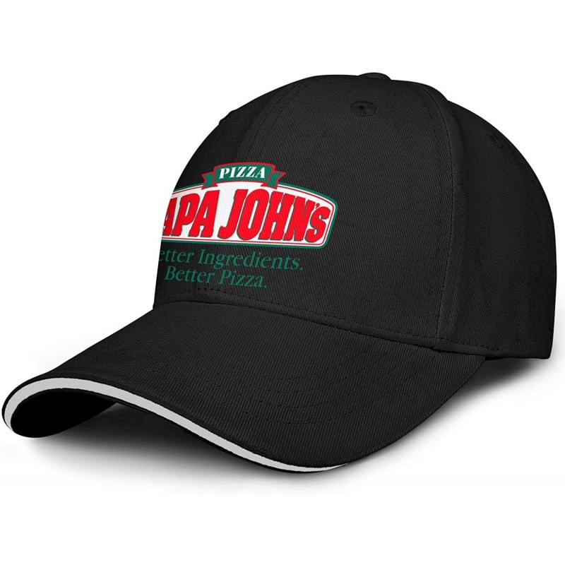 Baseball Caps Cap Adjustable Sports papa Loves Pizza Vintage Snapback hat - Papa Loves Pizza-10 - CL18HX0EWCG $20.43