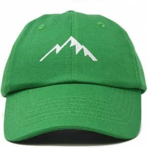 Baseball Caps Outdoor Cap Mountain Dad Hat Hiking Trek Wilderness Ballcap - Kelly Green - CJ18SMQRE7H $23.71