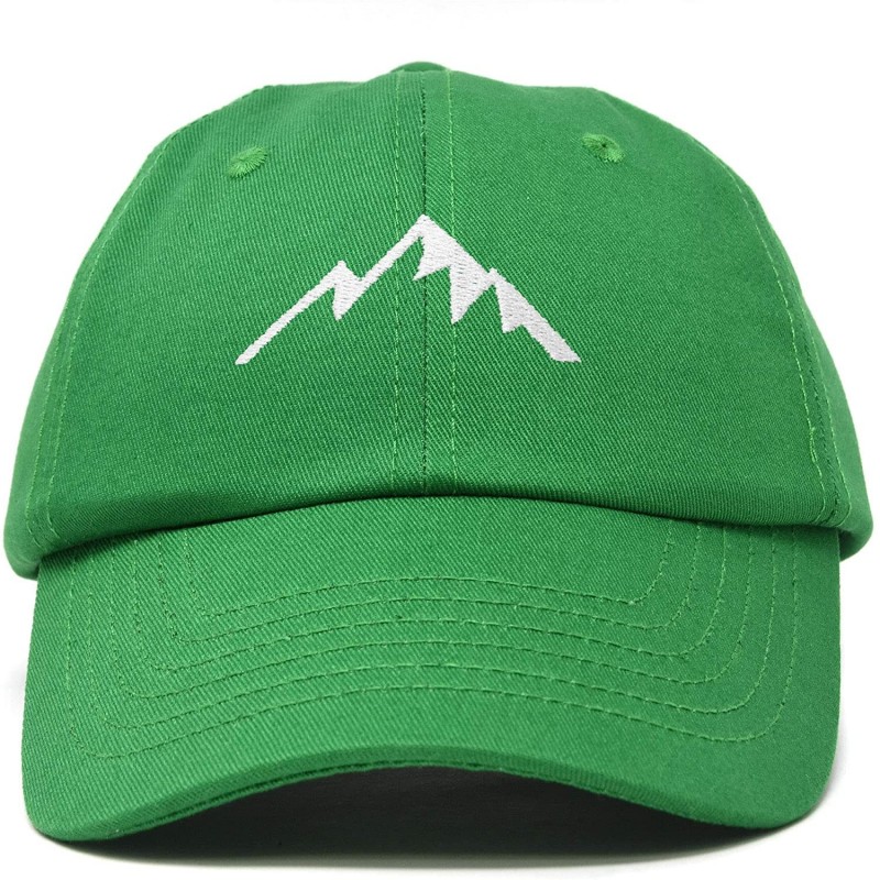 Baseball Caps Outdoor Cap Mountain Dad Hat Hiking Trek Wilderness Ballcap - Kelly Green - CJ18SMQRE7H $11.85