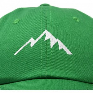 Baseball Caps Outdoor Cap Mountain Dad Hat Hiking Trek Wilderness Ballcap - Kelly Green - CJ18SMQRE7H $11.85