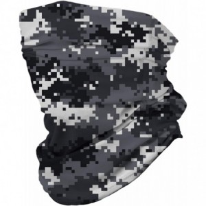 Balaclavas 12 in 1 Multifunctional Headwear Face Mask Neck Gaiter Camo Collection - Arctic Digital Camo - C7197M25AEU $15.96