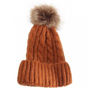 Skullies & Beanies knife Knitted Winter Snowboarding Slouchy - Camel - CO18IWH3E0E $12.51