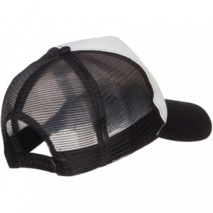 Baseball Caps Trainer Red Poke Monster Embroidered Mesh Cap - White Black - C512LJZ0LIR $25.36